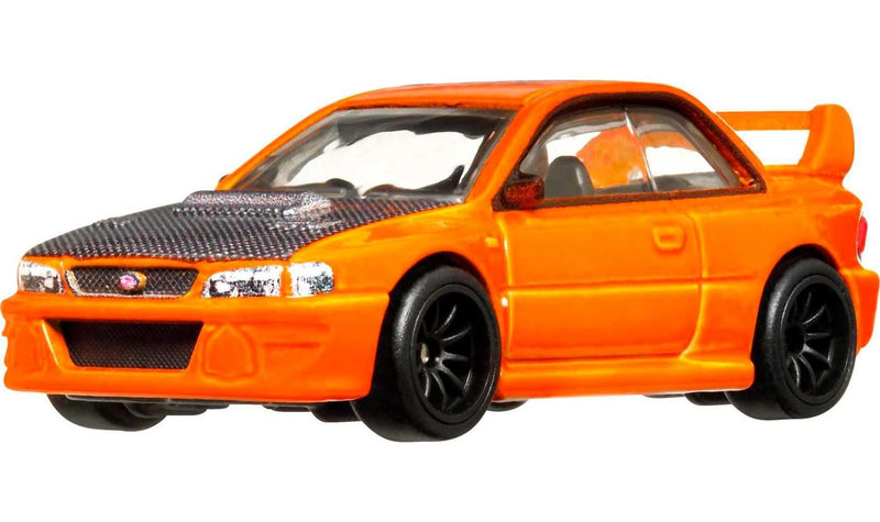 Hot Wheels Car Culture Circuit Legends Vehicles for 3 Kids Years Old & Up Subaru WRX Sti 22B Premium Collection of Car Culture 1:64 Scale Vehicles